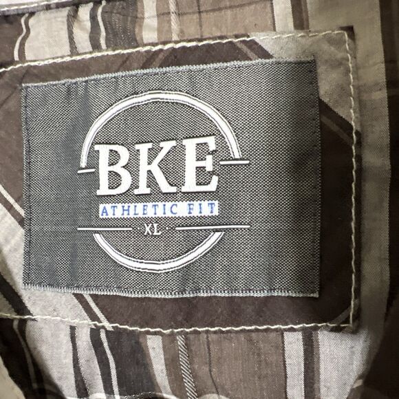 Western Shirts Lot Of 2 Men’s XL Double S Pearl Snap Striped & BKE Black Plaid - Picture 7 of 16